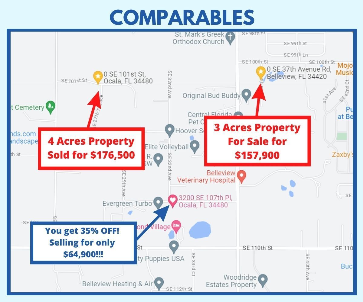 35 OFF! 1.52 Acres Vacant Agricultural & Residential Lot In Ocala, FL